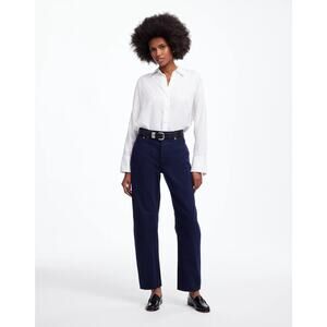 NWT Madewell Darted Barrel-Leg Jean Garment-Dyed Wide Leg Denim Size 31